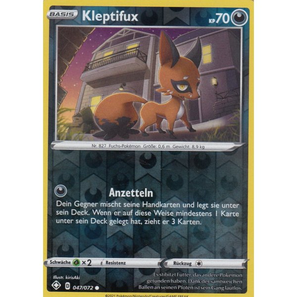 Kleptifux 047/072 REVERSE HOLO