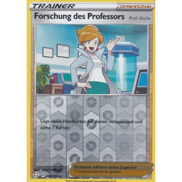 Forschung des Professors 060/072 REVERSE HOLO