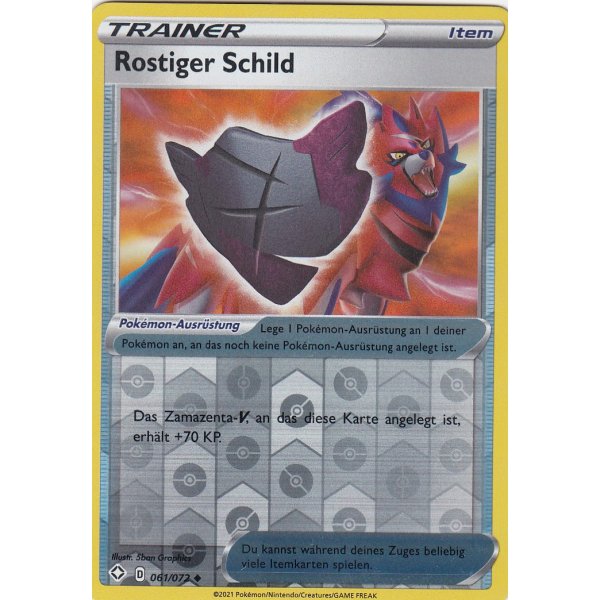 Rostiger Schild 061/072 REVERSE HOLO