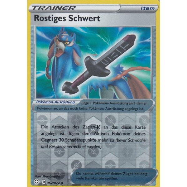 Rostiges Schwert 062/072 REVERSE HOLO