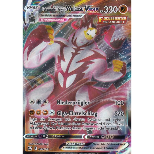 Fokussierter-Angriff-Wulaosu-VMAX 086/163 FULLART