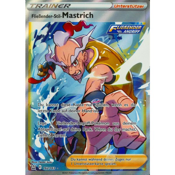 Flie&szlig;ender-Stil-Mastrich 162/163 FULLART