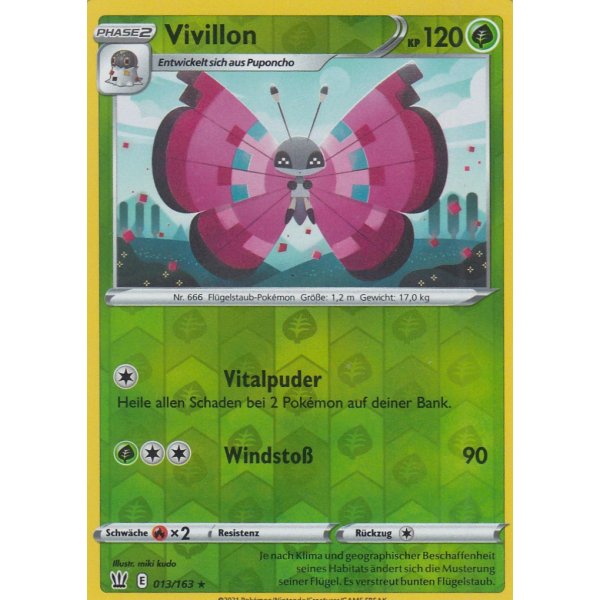 Vivillon 013/163 REVERSE HOLO