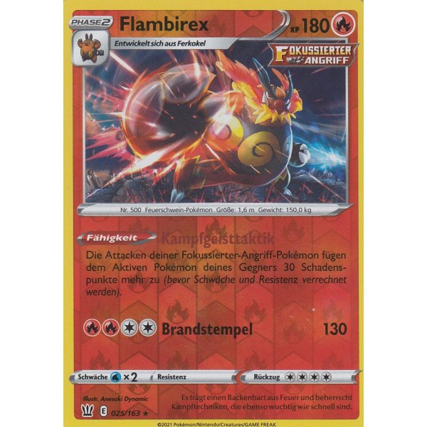 Flambirex 025/163 HOLO REVERSE HOLO