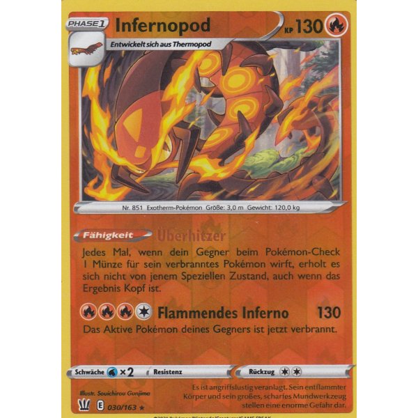 Infernopod 030/163 REVERSE HOLO