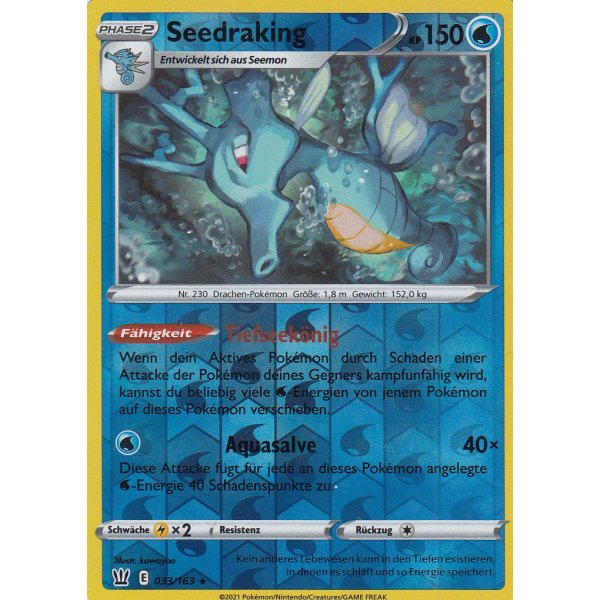 Seedraking 033/163 HOLO REVERSE HOLO