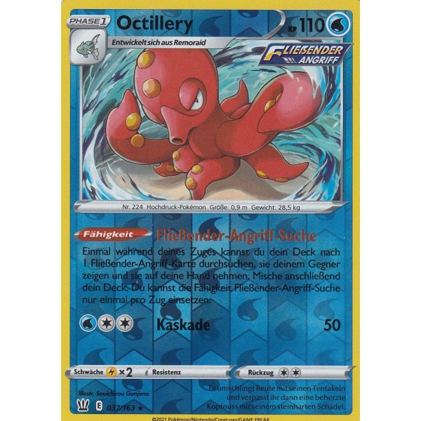 Octillery 037/163 HOLO REVERSE HOLO