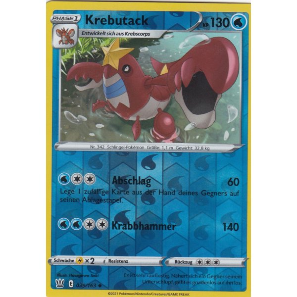 Krebutack 039/163 REVERSE HOLO