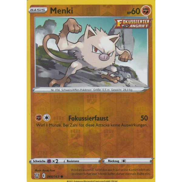 Menki 066/163 REVERSE HOLO