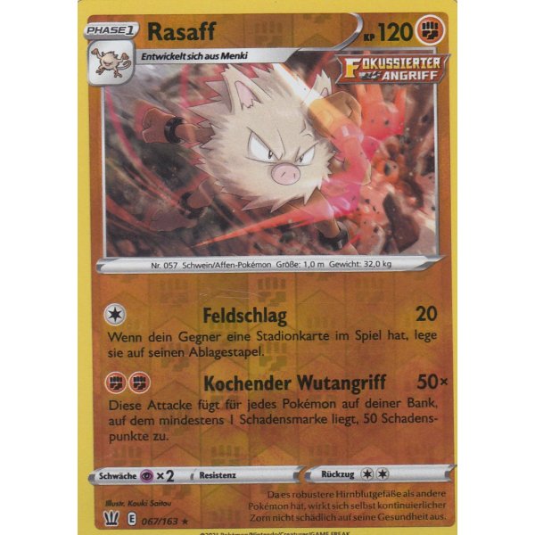 Rasaff 067/163 REVERSE HOLO