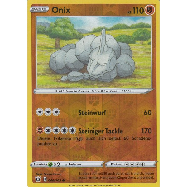 Onix 068/163 REVERSE HOLO