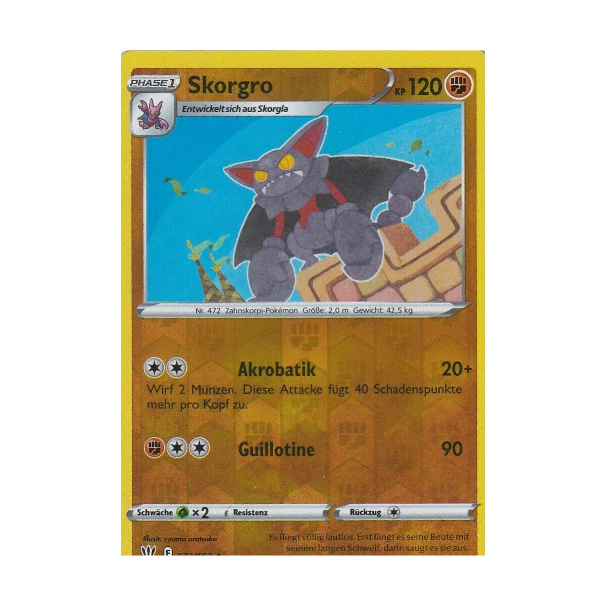 Pokemon 026/163 Reverse Holo Furnifraß 