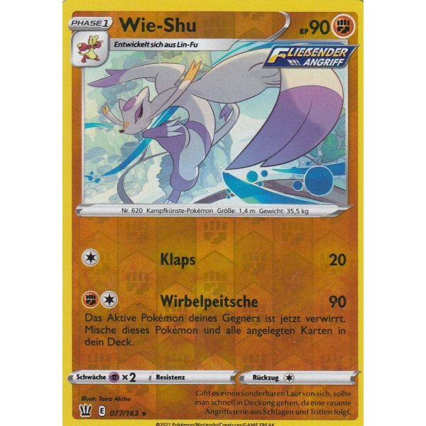 Wie-Shu 077/163 REVERSE HOLO