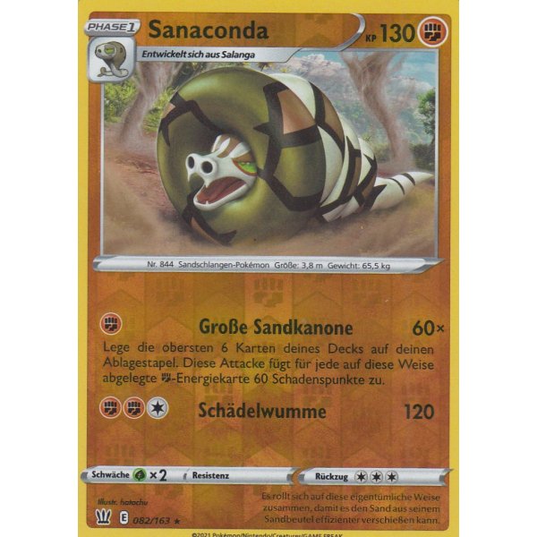 Sanaconda 082/163 HOLO REVERSE HOLO