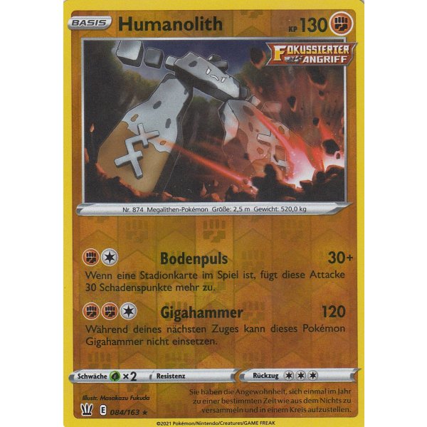 Humanolith 084/163 REVERSE HOLO