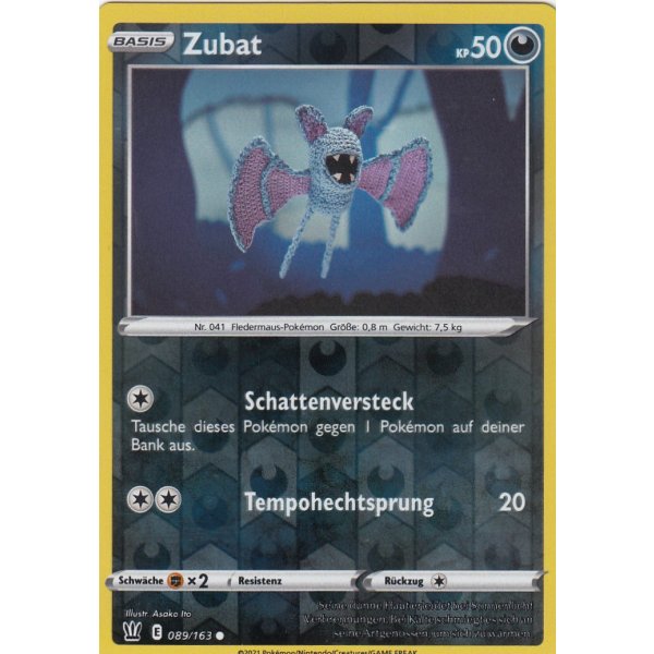 Zubat 089/163 REVERSE HOLO
