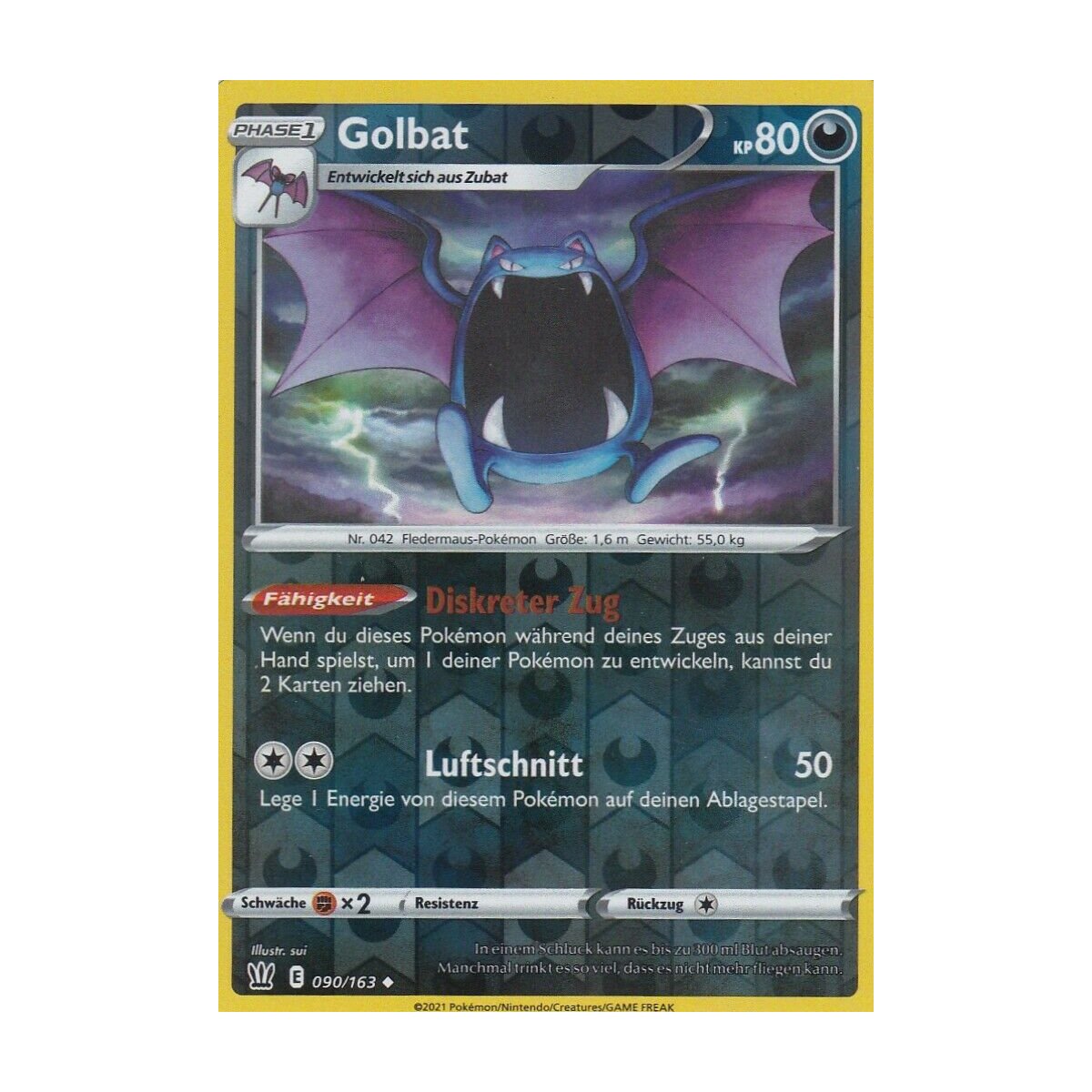 Golbat 090/163 REVERSE HOLO Kampfstile Pokemon Karte kaufen Golbat 090/163 REVERSE HOLO Kampfstile Pokemon Karte kaufen