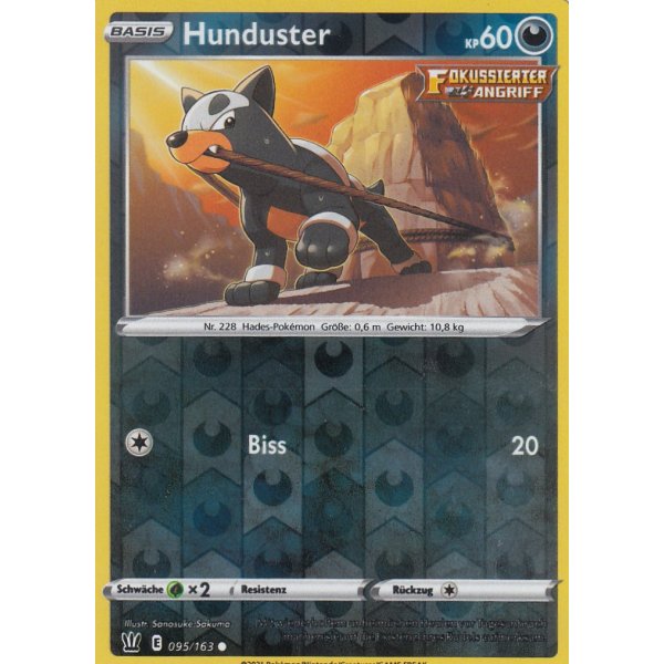 Hunduster 095/163 REVERSE HOLO