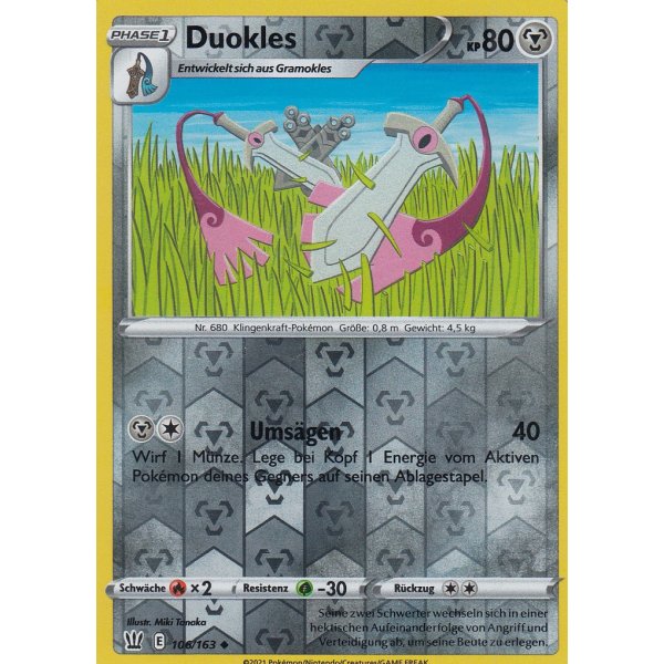 Duokles 106/163 REVERSE HOLO