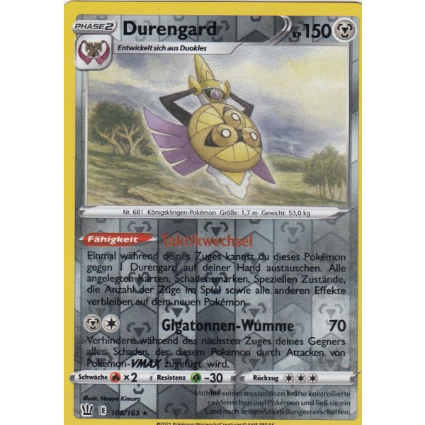 Durengard 108/163 REVERSE HOLO