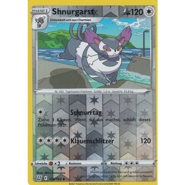 Shnurgarst 116/163 REVERSE HOLO