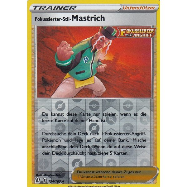 Fokussierter-Stil-Mastrich 134/163 REVERSE HOLO