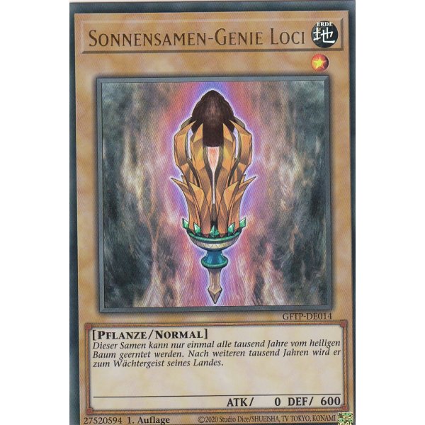 Sonnensamen-Genie Loci GFTP-DE014