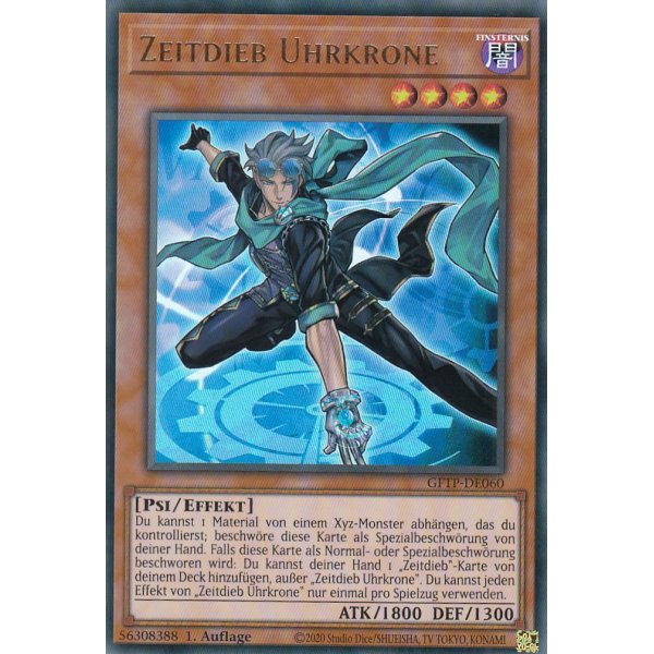 Zeitdieb Uhrkrone GFTP-DE060