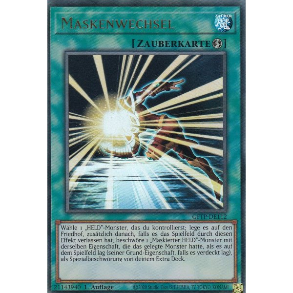 Maskenwechsel GFTP-DE112