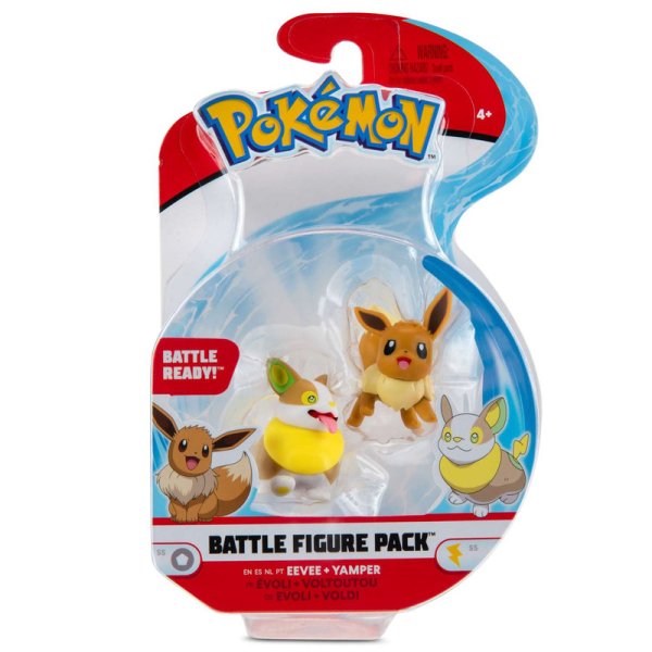 Evoli, Voldi Pokemon Battleset Figure 4 cm von BOTI
