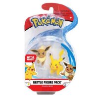 Pikachu, Evoli Pokemon Battleset Figure 4 cm von BOTI