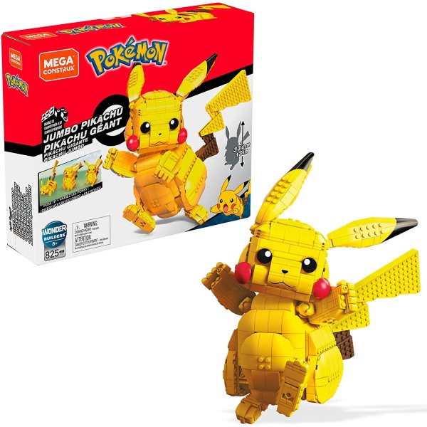 Pok&eacute;mon Jumbo Pikachu - Bauset von Mega Construx (825 Teile)
