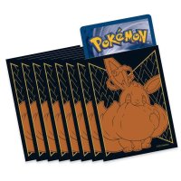 Pokemon Sleeves VMAX Evoli, Glänzendes Schicksal (65 matte Kartenhüllen)