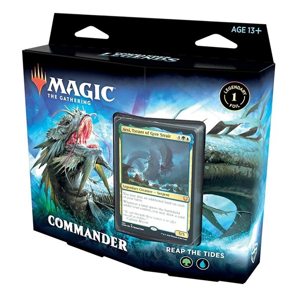 Magic Commander Legends - Commander Deck Reap the Tides (englisch)