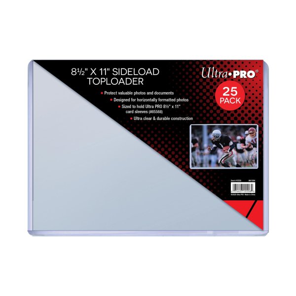 Ultra Pro Sideload-Toploader 216mm x 279mm (25 dicke Schutzh&uuml;llen)