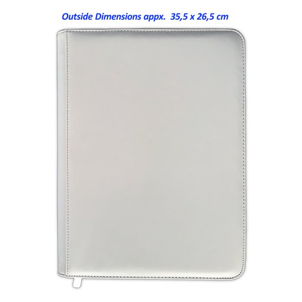 Arkero-G Premium 9-Pocket Zip Album - Wei&szlig;