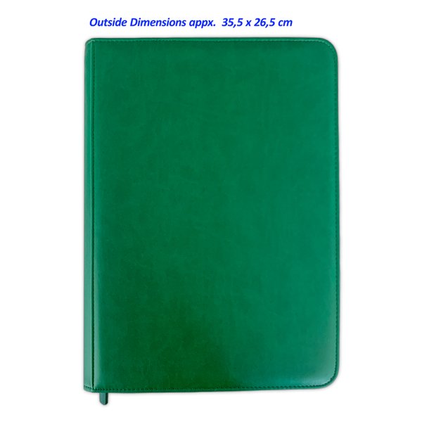 Arkero-G Premium 9-Pocket Zip Album - Gr&uuml;n