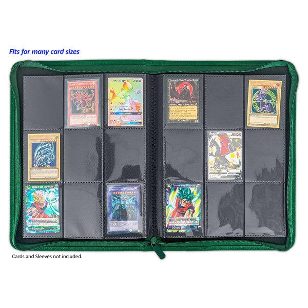 Arkero-G Premium 9-Pocket Zip Album - Gr&uuml;n