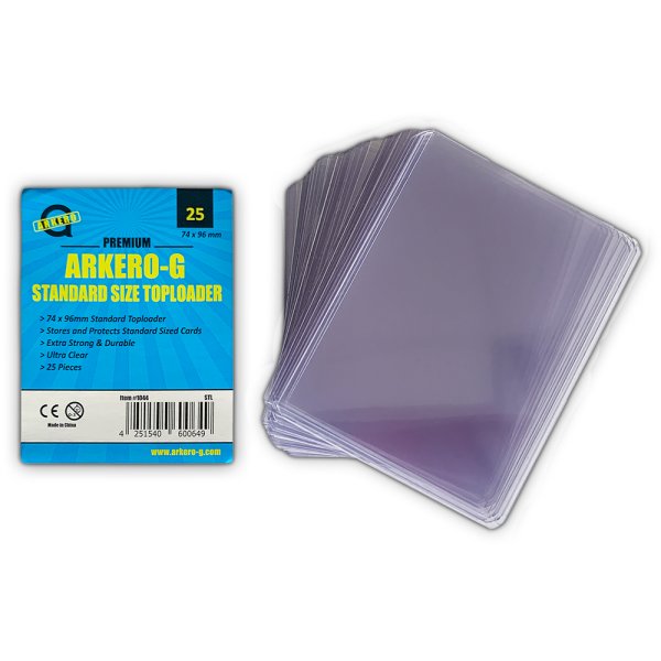 Arkero-G Standard Toploader (extrem dicke Schutzh&uuml;llen) - 25 St&uuml;ck