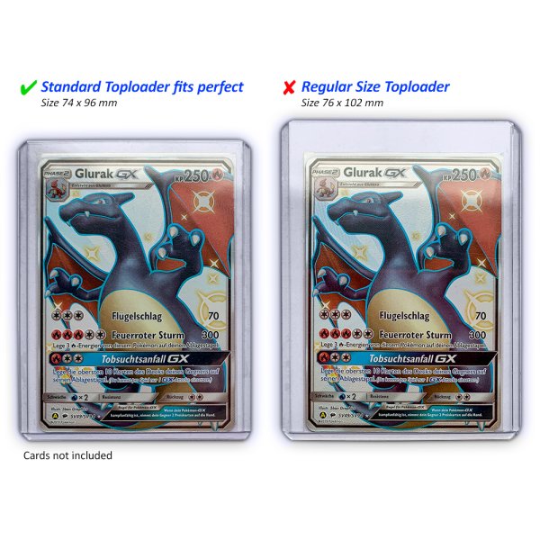 Arkero-G Standard Toploader (extrem dicke Schutzh&uuml;llen) - 25 St&uuml;ck