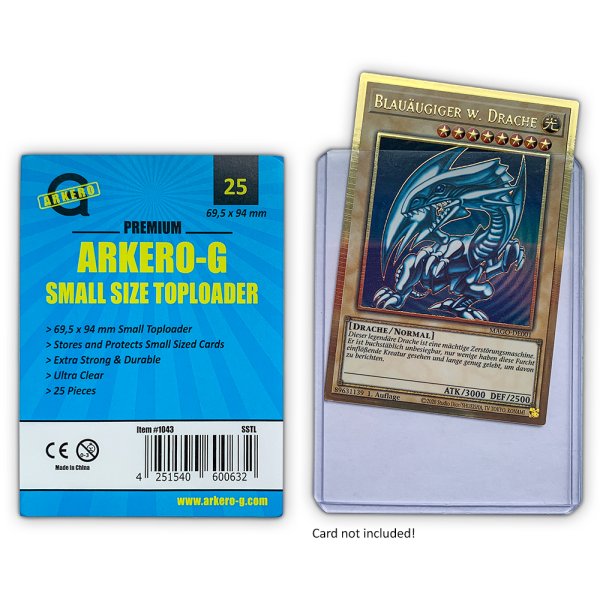 Custodia Protettiva Acrilica Arkero-G Per Carte Da Collezione - Adatta Per Pokemon, Magic, Dragonball, One Piece E Grading Slab PSA