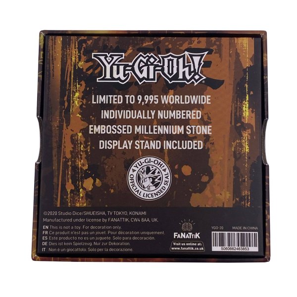 Yu-Gi-Oh! Bronze Metallplatte - Millennium Stone *LIMITIERTE EDITION*
