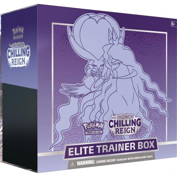Sword &amp; Shield: Chilling Reign Elite Trainer Box Shadow Rider Calyrex (englisch)