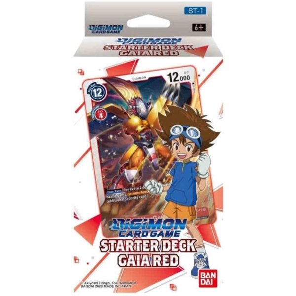 Digimon Card Game - Starter Deck - Gaia Red - ST-1 EN