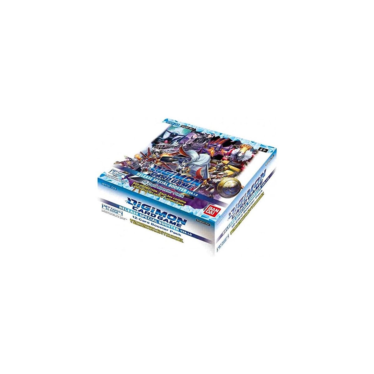 digimon first edition booster box Card Game TCG Release Special Ver. 1.0 (BT01-03) – English, 1st + FREE Dash Packs Digimon Adventure Box 1 Booster Pack contains 12 cards each.1 Box contains 24 Booster Packs. Digimon Card Game: Release Special