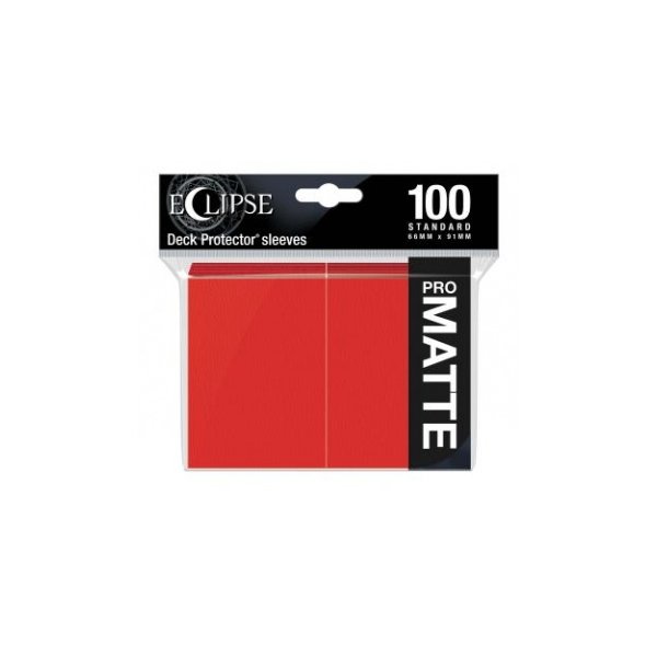 Ultra Pro Eclipse Sleeves - Rot Matt (100 Kartenh&uuml;llen)