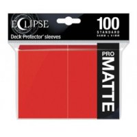 Ultra Pro Eclipse Sleeves - Rot Matt (100 Kartenhüllen)