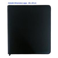 Arkero-G Premium 12-Pocket Zip Album - Schwarz