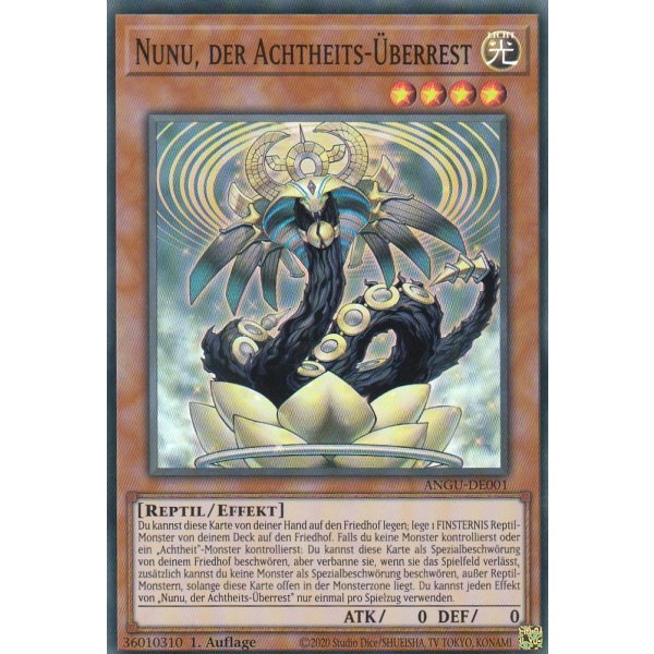 Nunu, Der Achtheits-&Uuml;berrest ANGU-DE001