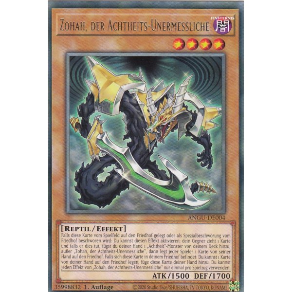 Zoha, Der Achtheits-Unermessliche ANGU-DE004